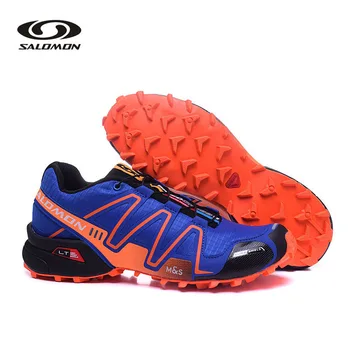 Orijinal Salomon Hız Çapraz 3 koşu ayakkabıları erkek spor ayakkabılar Salomon Speedcross 3 CS III erkek ayakkabıları