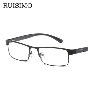 Yüksek Kaliteli ERKEK Titanyum alaşımlı Gözlük küresel Olmayan 12 Katmanlı Kaplamalı lensler okuma gözlüğü+1.0 +1.5 +2.0 +2.5 +3.0 +3.5+4.0