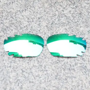E. O. S Polarize Gelişmiş Yedek Lensler Oakley Jawbone Bacalı Güneş Gözlüğü-Zümrüt Yeşili Polarize Ayna