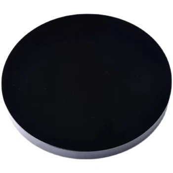 1 adet 100 % doğal siyah obsidiyen taş daire disk yuvarlak tabak feng shui ayna ev ve ofis dekor için