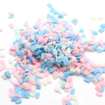 50g Mavi Pembe Beyaz Bulut Dilim Polimer Kil Sprinkles El Sanatları DIY Nail Art Dekorasyon Balçık Malzeme Aksesuarları Telefon Dekor