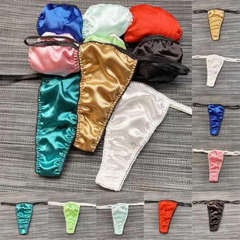 1 adet İç Çamaşırı Kadın İpek Pembe Külot Kadın Dikişsiz Seksi İç Çamaşırı Külot G-strings Thongs Tanga T-geri Dikişsiz Tanga 2021 Yeni