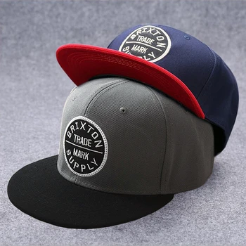 Sonbahar Spor Açık beyzbol şapkası Renk Eşleştirme Trend Yaz Yeni Stil Düz kenarlı Doruğa Şapka Sokak Moda Gösterisi hip - hop şapka