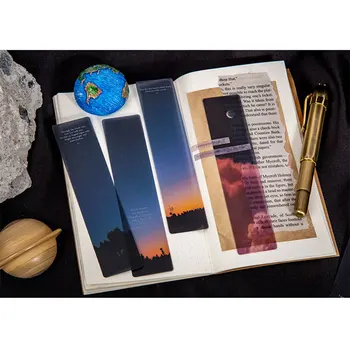 5 adet / paket Uzay Turu Serisi Imi PVC Okuma kitap ayracı Kitap Sayfa Işaretleyici Kırtasiye Malzemeleri закладка