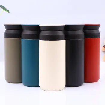 350ML termos paslanmaz çelik kahve fincanı termos açık moda taşınabilir seyahat kupa Su şişesi