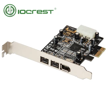 IOCREST PCI Express 3 Port Firewire 1394B ve 1394A PCIe 1. 1x1 Kart TI XIO2213B Yonga Seti
