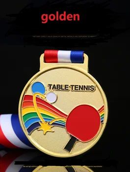 yeni stil nokta metal madalya masa tenisi topu madalya masa tenisi raketi madalya çinko alaşım masa tenisi madalya spor competitio