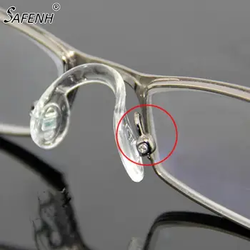 10 adet Silikon Kaymaz Gözlük burunluklar U şeklinde Burun Pedi Gözlük Sunglass Cam Gözlük Gözlük Aksesuarları