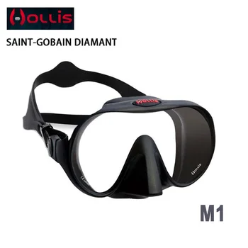 Hollis M1 dalış maskesi Düşük Profilli Yumuşak Silikon Etek Tüplü Dalış Serbest Dalış Şnorkel Teknoloji dalış ekipmanları