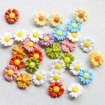 10 adet Mix Renk 18mm Papatya çiçekli seramik Boncuk Takı Aksesuarları Gevşek Spacer DIY Boncuk Bilezik Kolye Küpe Kolye