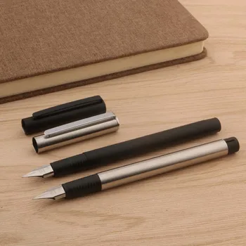 2022 Klasik JİNHAO 65 Paslanmaz Çelik dolma kalem Buzlu Siyah EF F Kırtasiye Ofis Okul Malzemeleri Yazma Mürekkep Kalemler Yeni