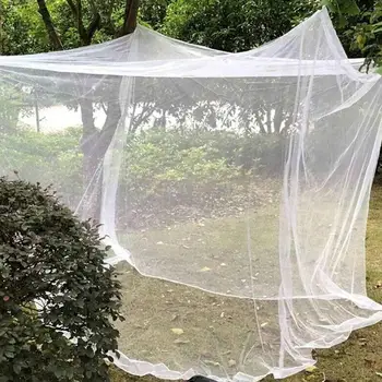 Kamp Cibinlik Kapalı Açık Böcek Çadır Seyahat Kovucu Çadır Böcek Reddetmek 4 Köşe Sonrası Gölgelik Perde Yatak Asılı Yatak