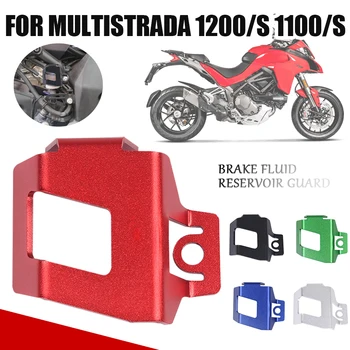 Ducati Multistrada 1200 için MTS 1200S 1100 1100S Motosiklet Aksesuarları Arka fren hidroliği Rezervuar Guard Kapak Tankı Koruyucu