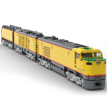 Yetkili MOC - 106723 4204 ADET Union Pacific 8500 GTEL Retro Tren Yapı Taşları Set Oyuncak - By Jepaz
