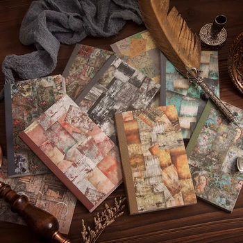 Dımı 50 Yaprak barok saray sanat Rerto malzeme kağıt ışık kağıt Deco önemsiz günlüğü planlayıcısı Scrapbooking Vintage Craft doku
