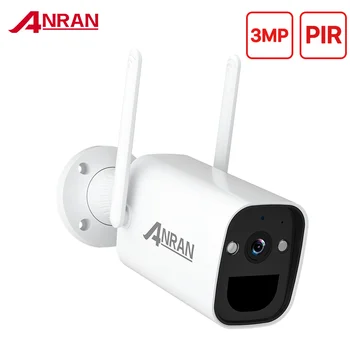ANRAN 3MP Güneş Kamera wifi güvenlik kamerası Açık su geçirmez ip kamera PIR 1296P Video Gözetim Kamera Güneş Pili