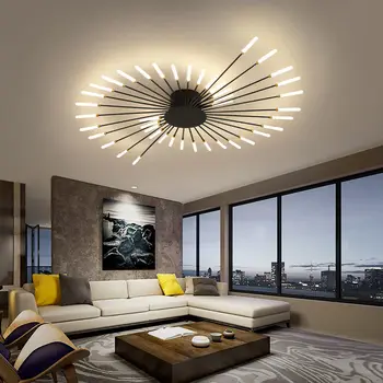 Iskandinav tarzı LED avize yatak odası tavan lambası oturma odası tavan avize yaratıcı iç mekan aydınlatması lamba mutfak lambası