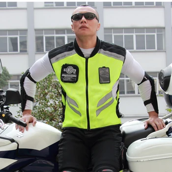 Motosiklet Biker Yarış yelek erkek kadın motosiklet ceketler Görünür Yansıtıcı Uyarı Bezi Yelek JK22 Yansıtıcı güvenlik kıyafetleri