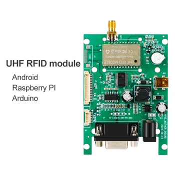 UHF RFID Okuyucu Yazar Etiketleri 860-960MHz TTL232 UHF RFID Okuyucu Modülü Arduino Ahududu Pİ için