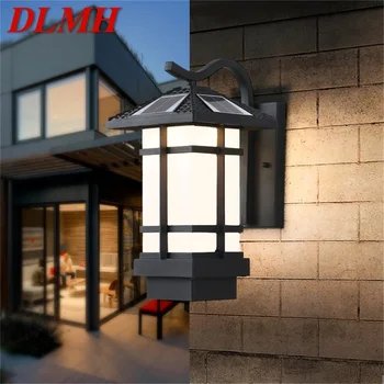 DLMH Güneş Duvar aydınlatma armatürü Açık Modern LED Aplik Su Geçirmez Veranda Aydınlatma Sundurma Balkon Avlu Villa Koridor