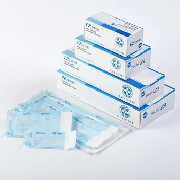 EZ Kendinden sızdırmazlık Sterilizasyon Torbalar Çanta 5 Boyutları Tıbbi dereceli Çanta Tek Kullanımlık 200 adet / kutu Dövme Aksesuarları Malzemeleri