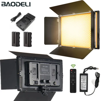 BAODELI LED Fotoğraf stüdyo ışığı İçin Youbute Oyun Canlı Video Aydınlatma Kamera Taşınabilir Video Kayıt Fotoğraf panel lambası