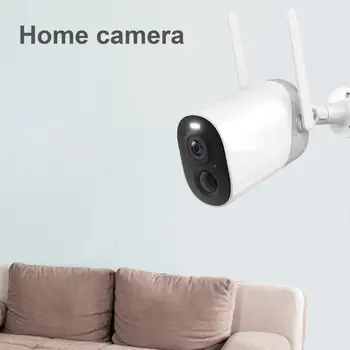 Ev kamerası Uzun Bekleme Güvenlik Kamera 2 Yönlü Konuşma gözetim kameraları Şarj Edilebilir 1080P Açık Güvenlik Kamera Yard için