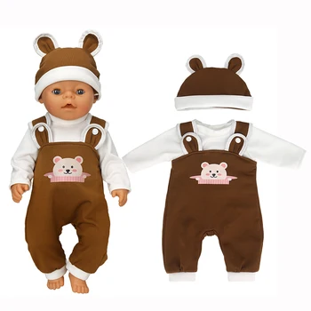Yetişkin Tulum oyuncak bebek giysileri Fit 17 inç 43cm oyuncak bebek giysileri Doğan Bebek Takım Elbise Bebek Doğum Günü Festivali Hediye