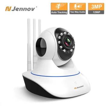 3MP IP Kablosuz WİFİ Akıllı ev güvenlik kamerası CCTV 360 PTZ İki Yönlü Ses Gözetim Bebek Dadı video monitörü NVR Sistemi için