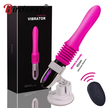 Sokmak Dildo Vibratör Otomatik G Noktası Vibratör Vantuz Seks Oyuncak Kadınlar İçin El-Ücretsiz Seks Eğlenceli Anal Vibratör Masaj Orgazm