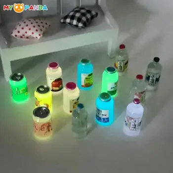 5 Adet Dollhouse Minyatür Meyve Köpüklü Su Simülasyon İçme Gıda Modeli DIY Mobilya Oyuncaklar Süs Aksesuarları 