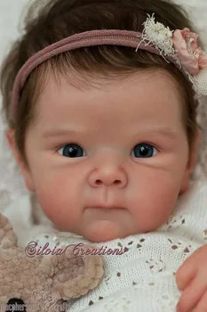 19 inç Yeniden Doğmuş Bebek Kiti Bettie Yeni Kalıp Taze Renk Gerçekçi Reborn Boyasız Kiti İle COA