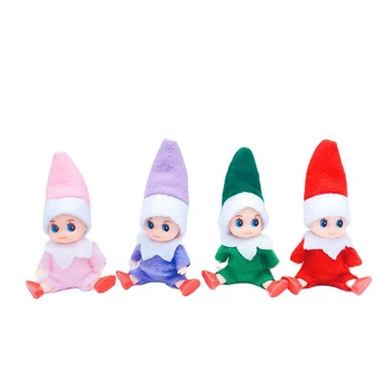 1 Adet Toddler Bebek Elf Bebek Hareketli Kollar Bacaklar Bebek Evi Aksesuarları Noel Bebek Bebek Elfler Oyuncak Çocuklar İçin