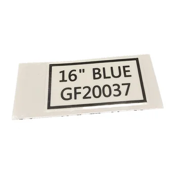 5x4. 3cm Beyaz UV Transfer Yapışkanlı yapışkan etiket Özel Baskı