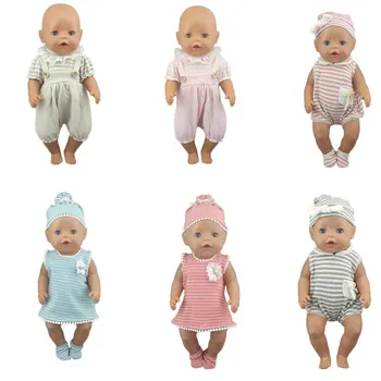 2022 Yeni oyuncak bebek Atlama Takım Elbise İçin Fit 43cm Bebek Bebek 17 İnç Yeniden Doğmuş Bebek oyuncak bebek giysileri