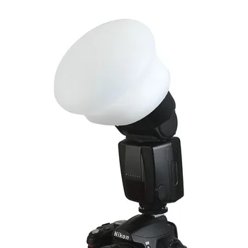 Manyetik silikon ışık difüzör kauçuk Softlight topu flaş aksesuarları Godox Canon Nikon Yongnuo kamera Speedlite olarak MagMod