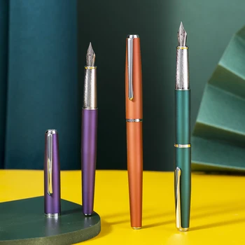 Hongdian 920 Venüs Metal dolma kalem Renk Serisi Ekstra İnce / İnce Ucu 0.4 / 0.5 mm Zarif Mükemmel İş Ofis Hediye Kalem