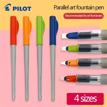 Japonya PİLOT Paralel Kalem Sanat dolma kalem FP3-SS İngilizce Sanat Kaligrafi Ördek Gagası Kalem ile Öğrenciler için Özel Yazı Tipleri Yazma