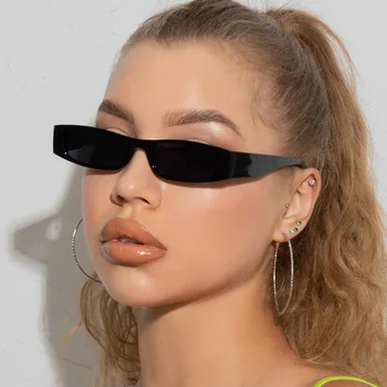 2022 Moda Kare Güneş Kadınlar Marka Tasarımcısı Retro Sunglass Vintage Dikdörtgen güneş gözlüğü Kadın UV400 Lens Gözlük