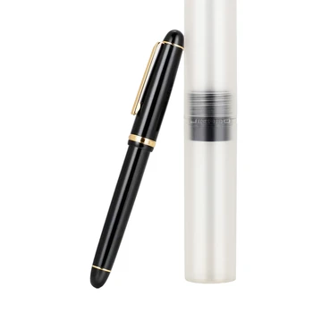 Jinhao X350 dolma kalem metal M hazretleri Iş Ofis Okul Kırtasiye Malzemeleri Ince Ucu yazma Kalemler arkadaş için hediyeler siyah