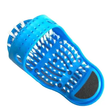 Plastik Banyo Duş Ayak masaj terlikleri Banyo Ayakkabı Fırçası ponza taşı ayak törpüleyici Spa Duş Ölü Deri Kaldırmak Ayak Bakımı Aracı