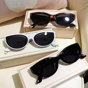 MS Kadın Kedi Göz Güneş Gözlüğü UV400 Marka Tasarımcısı Yüksek Kaliteli Degrade güneş gözlüğü Kadın oculos Kutusu İle