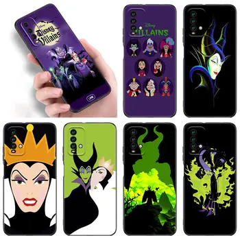 Maleficent Disney Kötüler Siyah Telefon Kılıfı Xiaomi Redmi İçin Not 11 11S 11T 11E 10 10T 10S 9S 9T 9 8T 8 7 6 5 Pro + 5G Kapak
