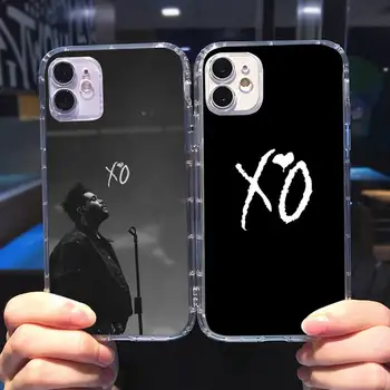 The Weeknd Starboy Pop Cantor xo Telefon Kılıfı İçin iphone 13 12 11 8 7 artı mini x xs xr pro max Şeffaf yumuşak