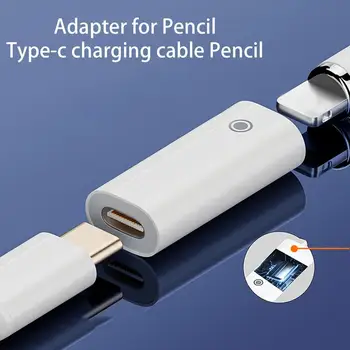 Mini Konnektör Şarj Cihazı Apple Kalem Adaptörü şarj kablosu kablosu Apple IP-ad Pro Kalem Kolay Şarj Şarj Aksesuarları