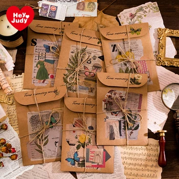 Journamm 23 adet / paket Malzemeleri Kağıt Seti Scrapbooking DIY Albümü Önemsiz Günlüğü Okul Malzemeleri Vintage Dekoratif kuşe kağıt