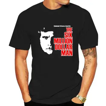 Baskılı Erkek T Shirt Pamuk O-boyun tişörtleri Altı Milyon Dolarlık erkek gömleği Kısa Kollu Kadın T-Shirt