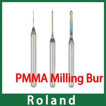 PMMA, PEEK gibi Reçine Malzemeleri için Özel Roland Frezeleme Bursları