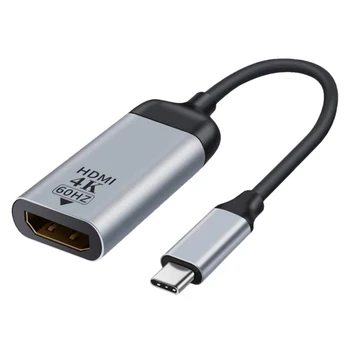 USB C HDMI / DP 4K 60Hz Kablo macbook adaptörü Tak ve Çalıştır ile Uyumlu Tip-C Çıkış Video Ekipmanları-DP