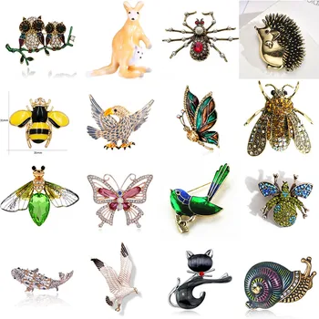 Moda Kişilik Klasik Böceği Böcek Hayvan Broş Damla Yağ Taklidi Alaşım Aksesuarları Erkekler ve Kadınlar Pin